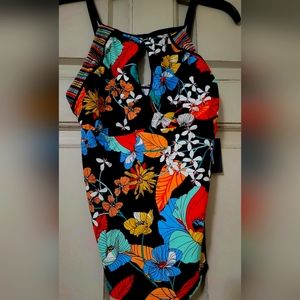 Ellen Tracy bathing suit Halter Top